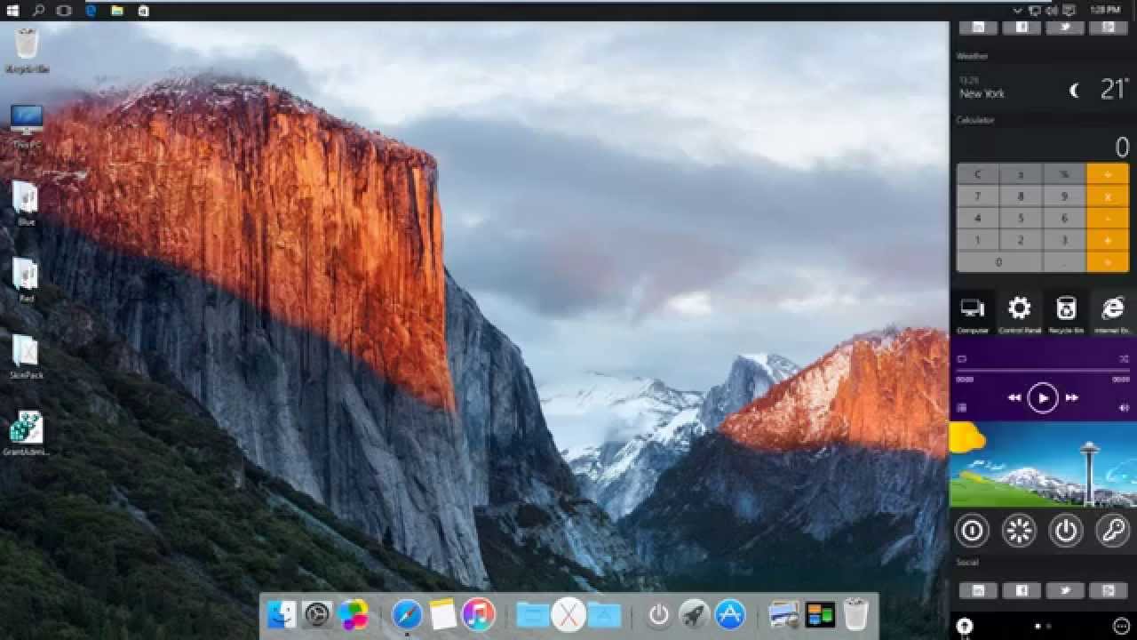 mac themes for windows10 download